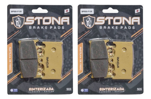 Kit Pastilhas De Freio Diant. Versys 1000 Sinterizadas Stona