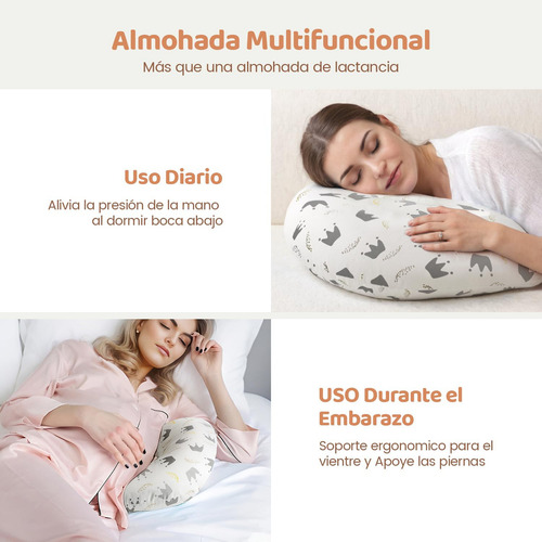 S Almohada De Lactancia Para Bebé Cojín Multiusos
