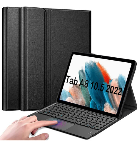 Funda Teclado Touchpad Para Galaxy Tab Modelo Cuero Color