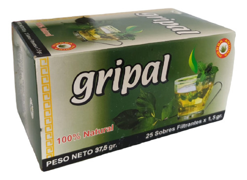 Té Gripal Hierba Global 25 Saquitos 30g Infusión