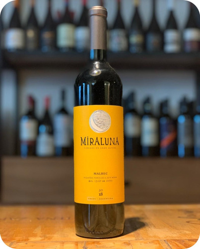 Vino Miraluna Malbec, Cachi, Salta - Malbec De Altura