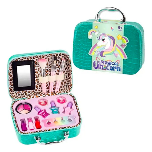Set De Belleza Kit Maquillaje Infantil Maletin Juguete Niña