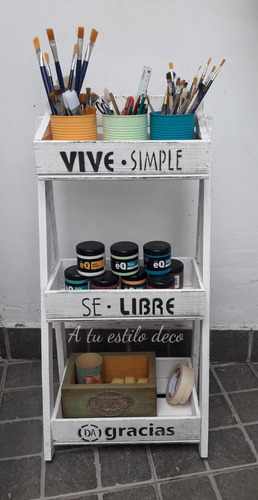 Muebleorganizadorpintado/verdulero/plantas/cocina/baño