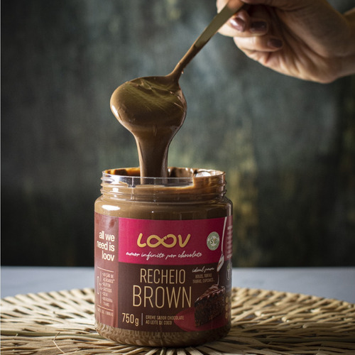 Imagem 2 de 7 de Creme De Chocolate Recheio Brown 160g Chocolife Loov