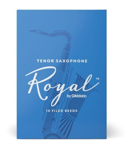 Palheta Saxofone Tenor Rico Royal 2,0 Rkb1020 Caixa 10 Unid