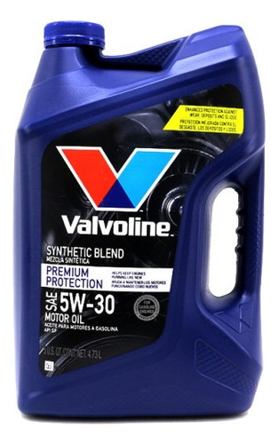 Aceite Valvoline 5w-30 Synthetic Blend Premium Protection 