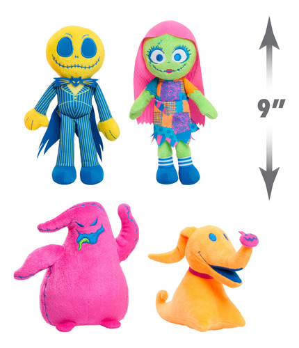 Juego De 4 Peluches Coleccionables El Extraño Mundo De Jack