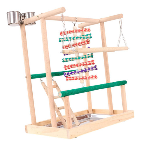 Parrot Playground Bird Playground, Gimnasio Para Periquitos,