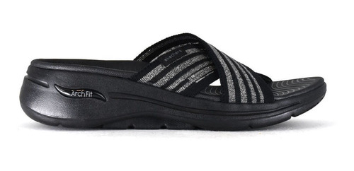 Sandalia Casual Skechers Gowalk Arch Fit Serene All Black