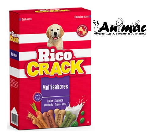 Ricocrack Cachorro Multisabores 200gr