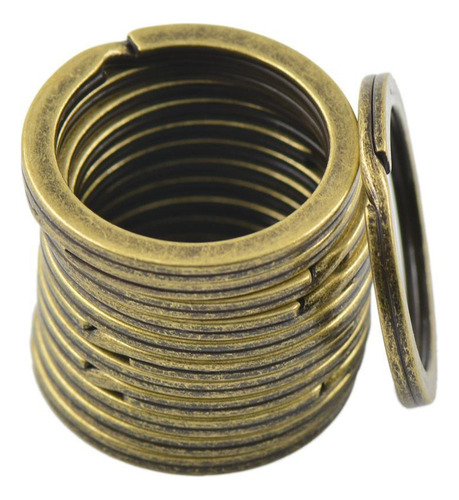 Nuevo 5 X 12 Piezas De 28 Mm, Llaveros Con Anilla Dividida