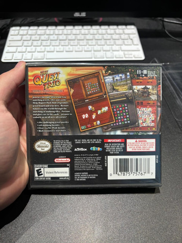 The Quest Trio Jewels, Cards And Tiles Nintendo Ds Nuevo (Usado)