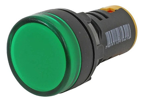 Sinaleiro Led 220v Verde Ip65 22mm Metaltex