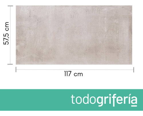 Porcelanato Tendenza Bone Mate 57,5x117 Simil Cemento