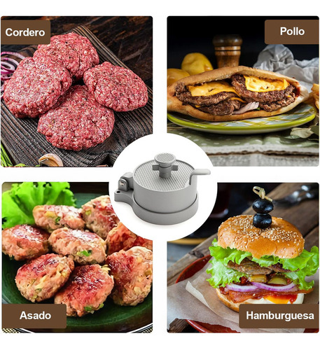 Molde Hamburguesa Prensa Hamburguesa Antiadherente Burger