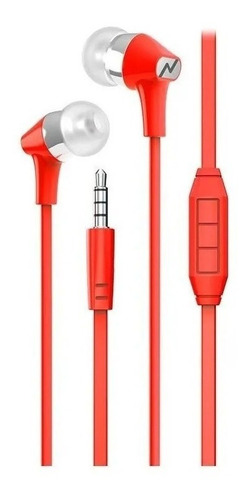 Auricular In Ear Noganet Ng094 Manos Libres Cable Flat