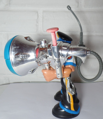 Antigo Boneco Fisher Price Rescue Heroes Policial Mattel2000 (Usado)