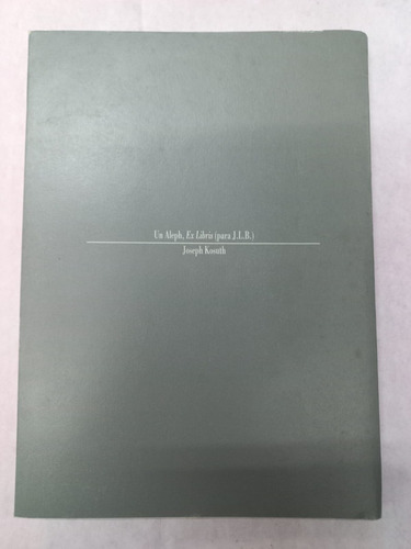 Un Aleph, Ex Libris (para J. L. B.) - Joseph Kosuth