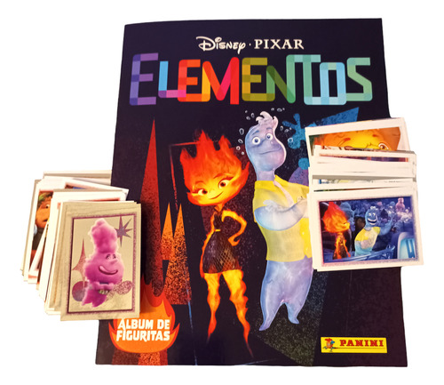 Elementos // Álbum + 20 Figuritas Diferentes A Pegar 