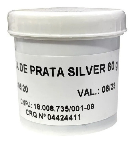 Pasta Termica Prata Silver 60g Cda Pote Pro