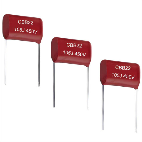 3 X Condensador Capacitor Cbb22 Polipropileno, 450v 105j 1uf