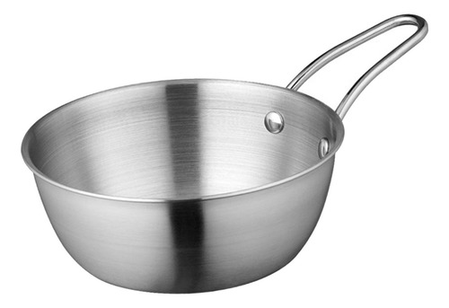 304 Acero Inoxidable Camping Pot Picnic Bowl Pasta Talla S