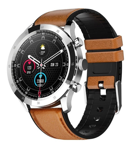 Smartwatch Colmi Sky5 Plus Plateado Y Marrón 1.3  Ips Touch