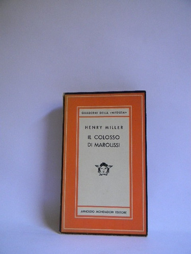 Il Colosso Di Maroussi Henry Miller