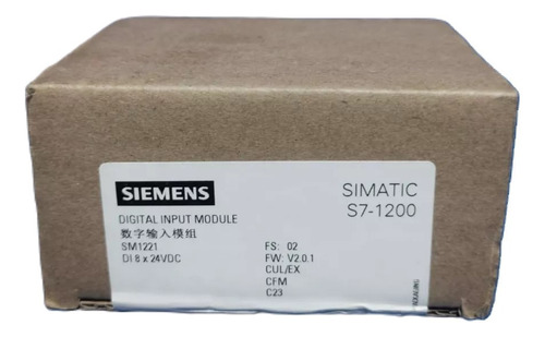 Siemens 6es7 221-1bf32-0xb0 Simatic S7-1200 Sm1221 Entrada