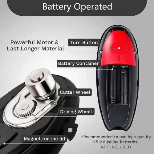 Abridor De Latas Eléctrico R Kitchen: Abre Tus Latas Con Un