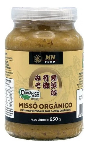 Missô Orgânico 650g - Mn Food