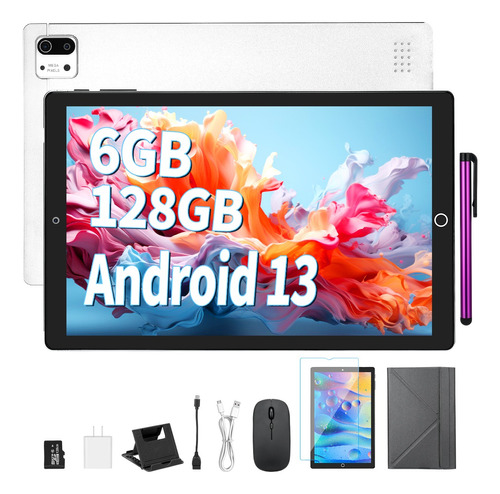 10.1wifi Tablet 6gb Ram+128gb Rom Android 13 Dual Sim 8 Core