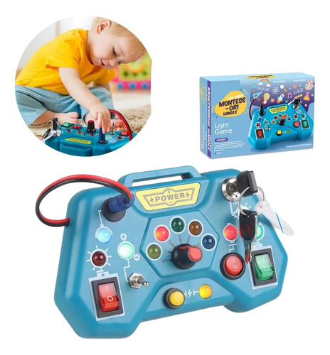 Brinquedo Infantil Motor Colorido Som Atividade Motricidade
