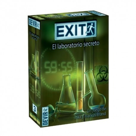 Juego Cooperativo Exit 3  El Laboratorio Secreto   Devir