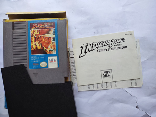 Indiana Jones And The Temple Of Doom Nintendo Nes (Usado)