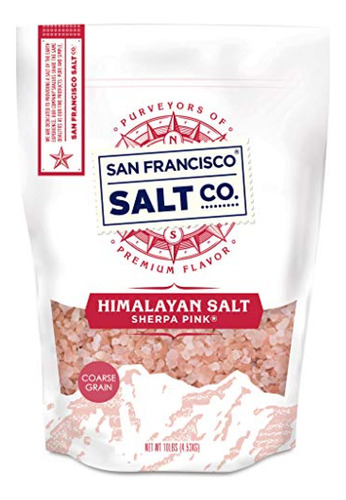 Sal De Roca  Sal Rosa Del Himalaya Sherpa - 10 Lbs. Bolsa Pa