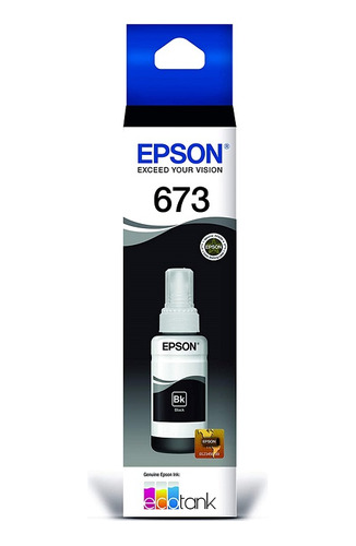 Botella Epson 673 Negro