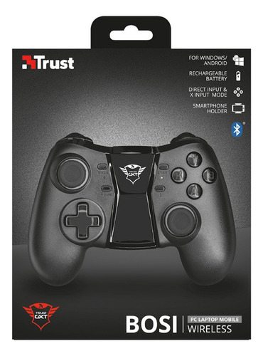 Joystic Gamepad Trust Gxt 590 Bosi Bluetooth Android Pc Color Gris Oscuro