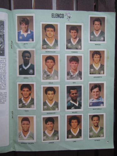Álbum Figurinhas Editora Abril Copa União Brasileiro 1987 (Usado)