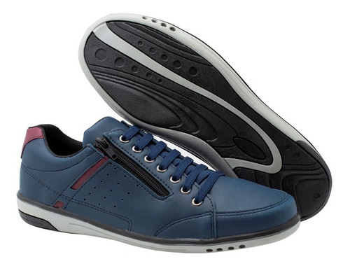 Imagem 4 de 9 de Kit 3 Pares De Sapatenis Masculino Casual Elástico Conforto