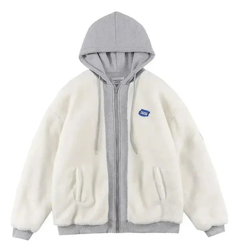 Sudadera De Invierno Con Capucha Y Forro Polar Para Mujer