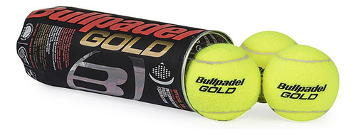 Pelotas Padel Bullpadel Gold 3 Bolas Oficiales