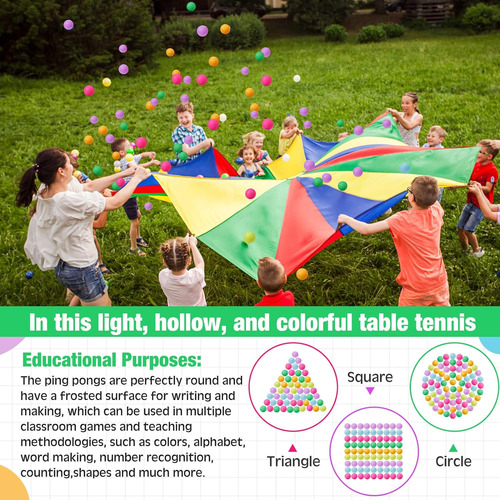 120 Piezas De Pelotas De Tenis De Mesa De Colores A Gran...