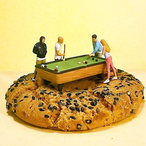 Gww Compatible Modelo De Mesa De Bilhar Em Escala 1:64,
