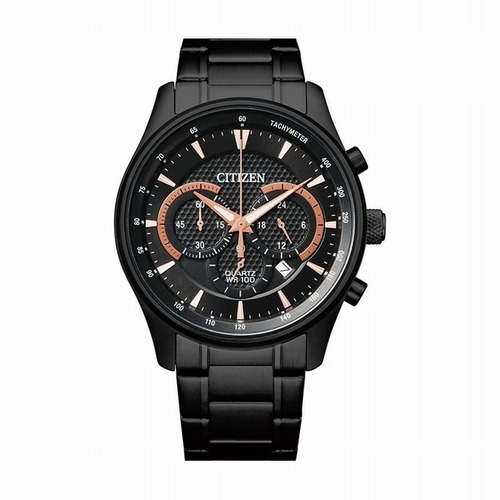 Reloj Citizen Hombre Acero Negro Wr100m An8195-58e Crono