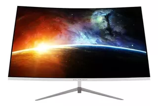 Monitor gamer curvo Balam Rush UltraEarth MTX27C LCD 27" blanco 100V/240V