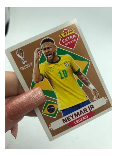 Figurinha Rara Neymar Jr Extra Legend Lendário Bronze Nfe
