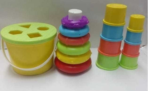 Imagen 3 de 3 de Juguete Set Didactico 3 En 1 Duravit Primera Infancia Bebe