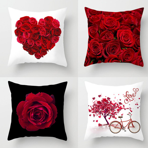 Fundas De Almohada Para El Día De San Valentín, 4 Unidades,