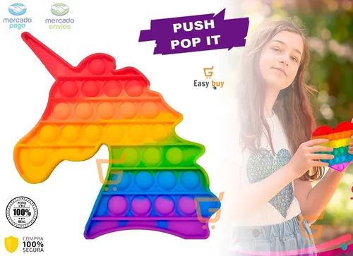 Push Pop Fidget Juguete Antiestrés Ansiedad Autismo Silicona